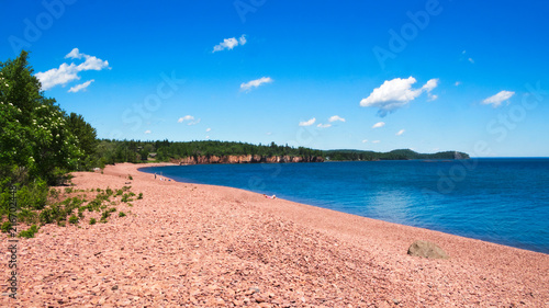 Cuadro en lienzo Iona's Beach on the north shore of Lake Superior in Minnesota