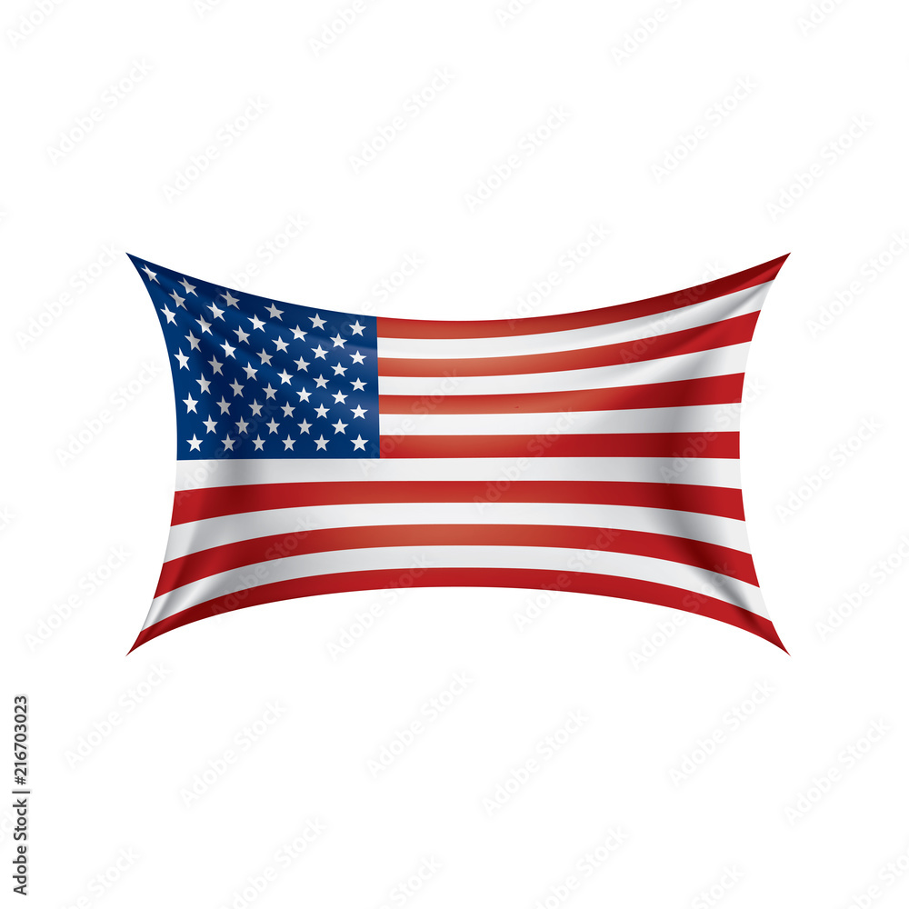 Obraz premium USA Flag isolated