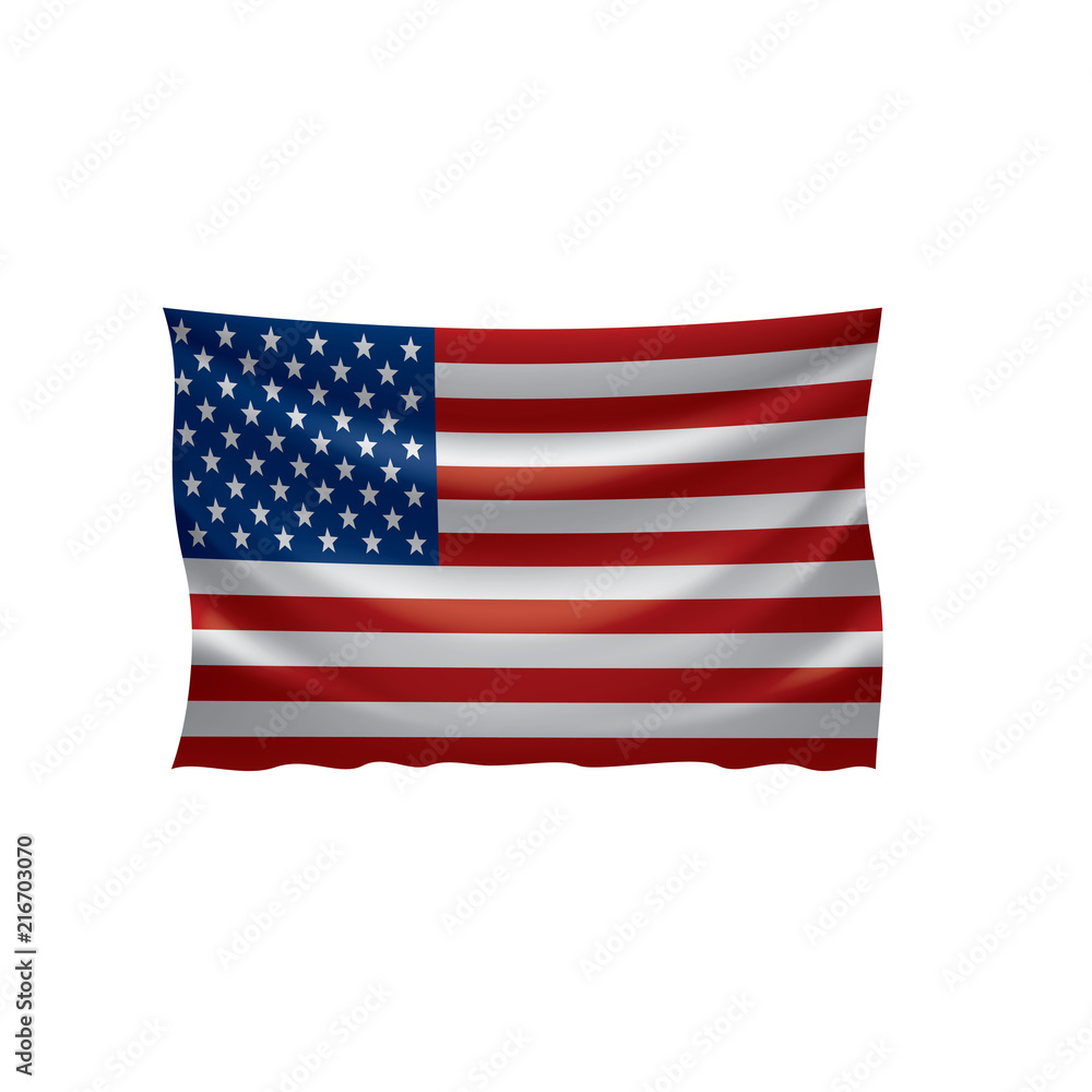 USA Flag isolated USA Flag isolated