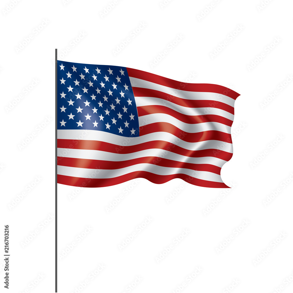 USA Flag isolated USA Flag isolated