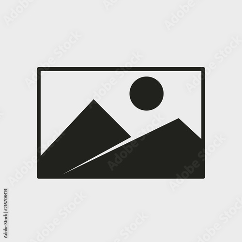 Pictures vector icon, image vector icon. Glyph icon solid style.