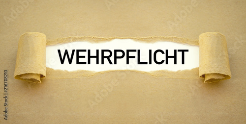 Obraz na płótnie Wehrpflicht Wehrdienst Bundeswehr