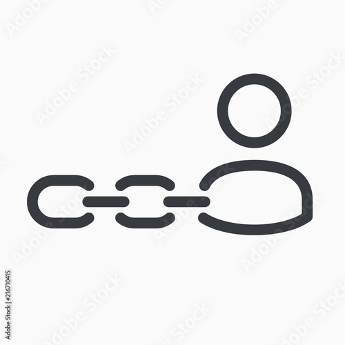 Customer icon. Customer Retention, Returning Clients Vector Linear Icon