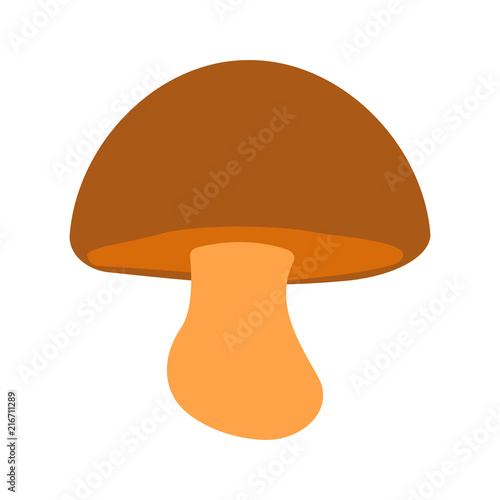 Mushroom flat illustration