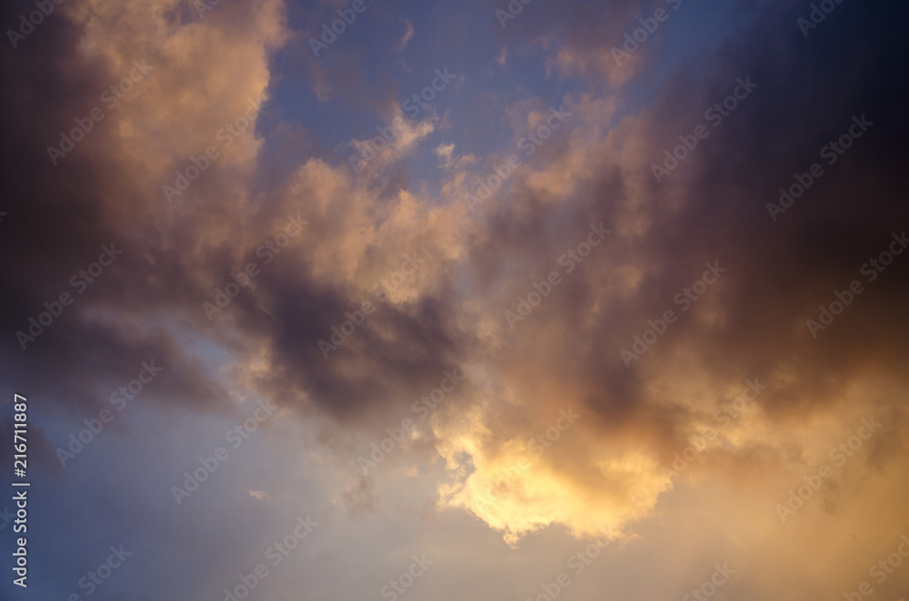 Obraz premium The mistic beautiful sky