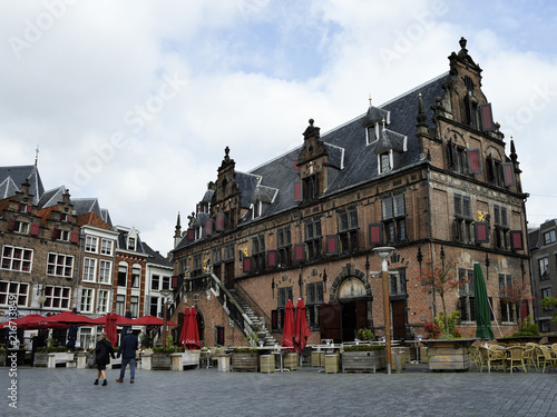 Rathaus in Nimwegen, Niederlande, Town Hall in Nijmegen, Netherlands