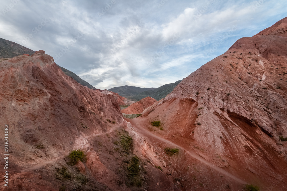 Mountains and landscape of Purmamarca - Purmamarca, Jujuy, Argentina