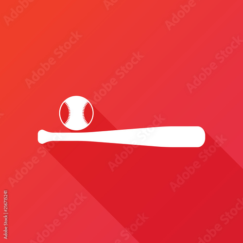 Baseball vector icon. Sport competition sign. American team game symbol