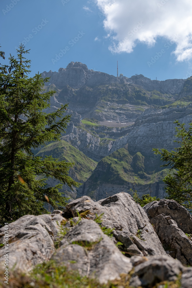 Obraz premium Säntis der Berg