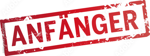 roter stempel anfänger