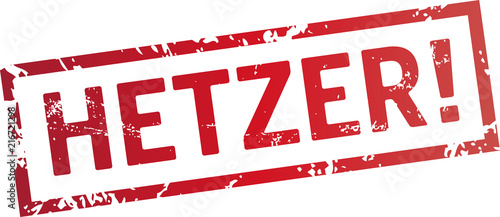 roter stempel hetzer