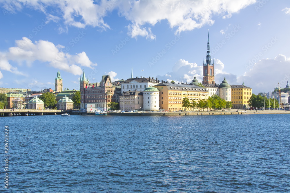 Old town (Gamla Stan) skyline, Stockholm, Sweden