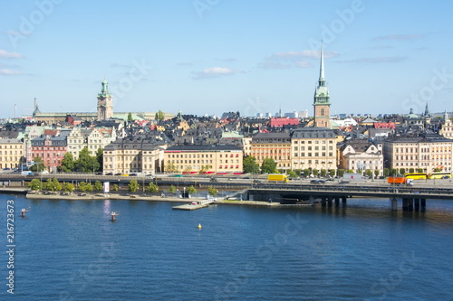 Stockholm old town (Gamla Stan) cityscape, Sweden © Mistervlad