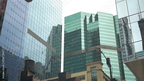 Looking up in downtown. photo