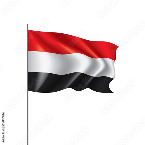 Yemeni flag, vector illustration Free Download Yemeni flag, vector illustration - GFXLoad