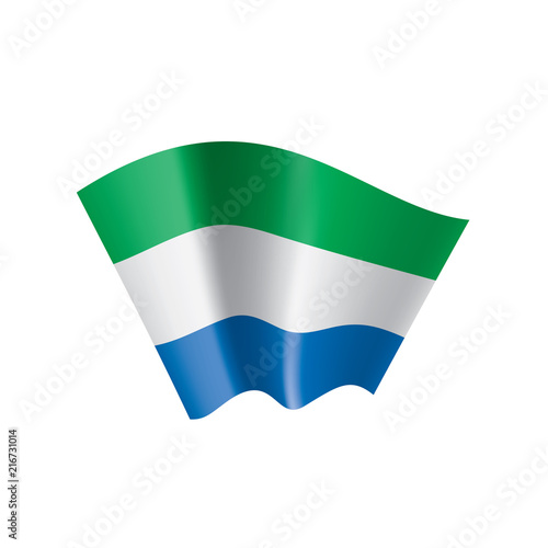 Free Download Sierra Leone flag, vector illustration - GFXLoad