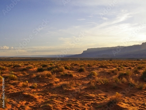 The Desert at Vermilion Cliffs at Sundown in Arizona