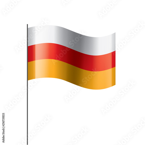 South Ossetia flag, vector illustration Free Download South Ossetia flag, vector illustration - GFXLoad