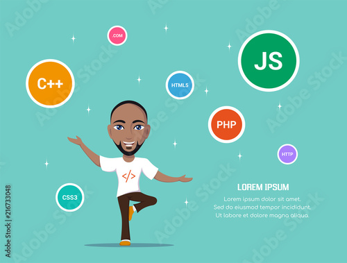 programmer man character