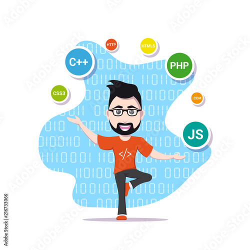 programmer man character
