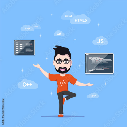 programmer man character