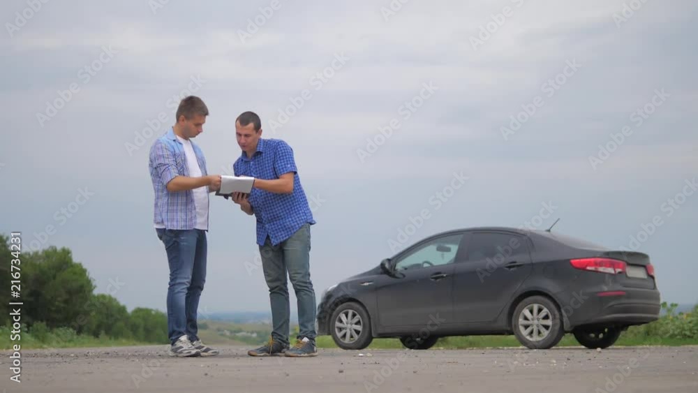 On the road car accident insurance agent examining carcrash owner and insurance staff make paper form. two men make a deal. man seller driver makes car the auto insurance slow motion video sale sells On the road car accident insurance agent examining carcrash owner and insurance staff make paper form. two men make a deal. man seller driver makes car the auto insurance slow motion video sale sells