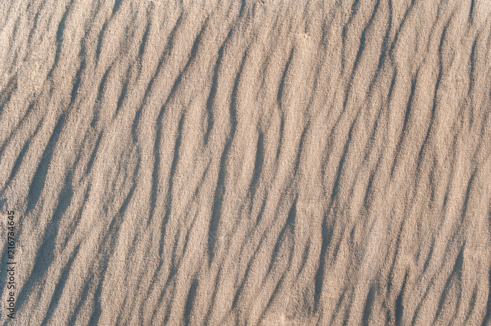 Sand texture. Sandy crests with shadows from the setting sun. Dunes. Sand texture. Sandy crests with shadows from the setting sun. Dunes.