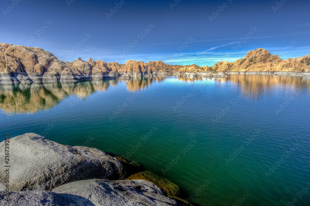 Fototapeta premium Amazing Lake in the middle of Arizona. Watson Lake!