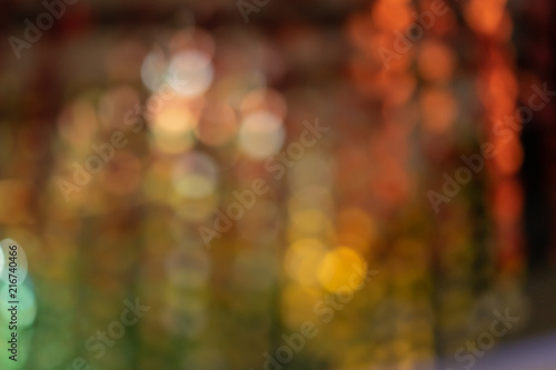 abstract blurred bokeh background from color light © domonite