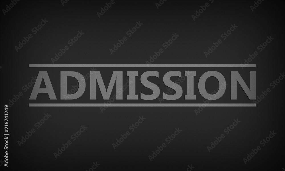 Admission Admission