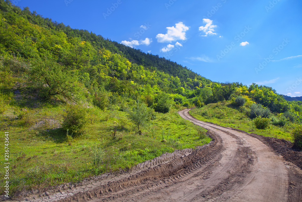 dirty country road