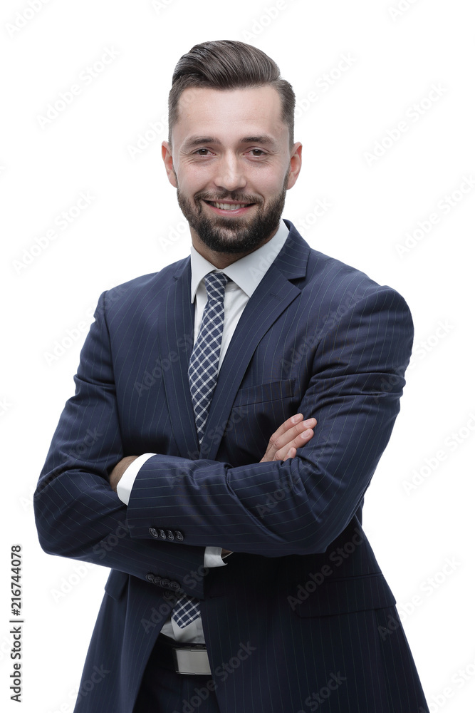 Closeup portrait of a confident middle businessman Closeup portrait of a confident middle businessman