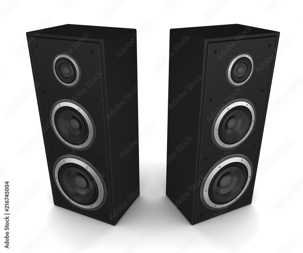 Fototapeta premium speaker concept 3d illustration