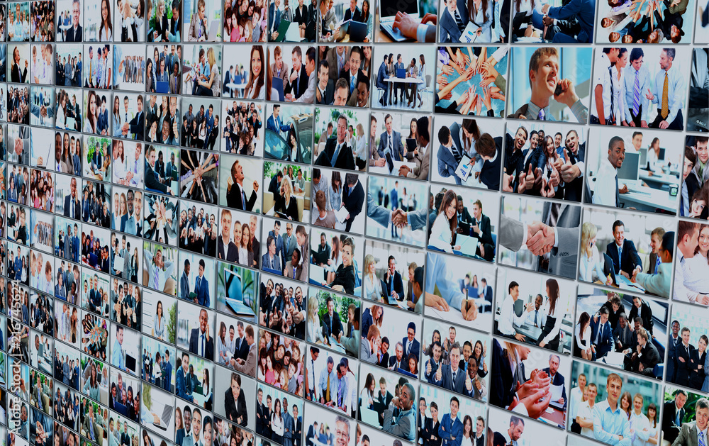 Obraz premium Business collage.