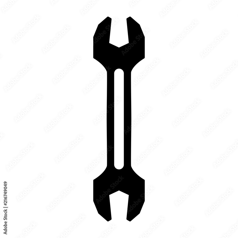 Wrench construction tool vector illustration graphic design Wrench construction tool vector illustration graphic design