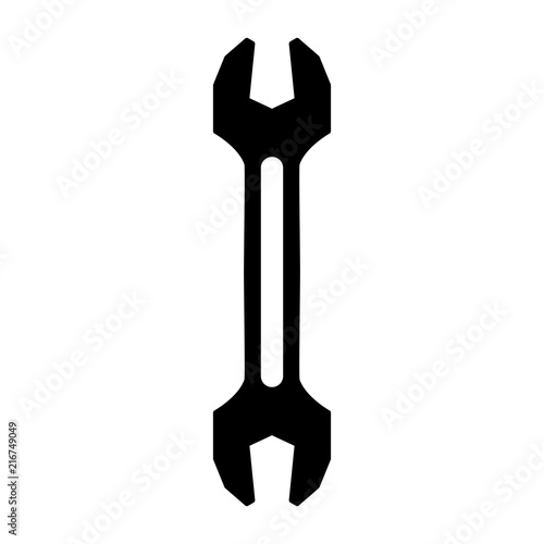 Wrench construction tool vector illustration graphic design
