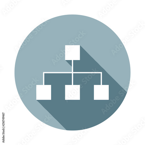 cell linkicon in Flat long shadow. One of web collection icon can be used for UI/UX