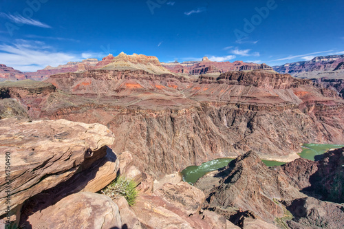 AMAZING view of the Grand Canyon National Park from the bottom looking up and viceversa