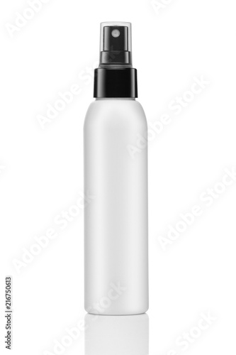 Blank cosmetic product isolated over a white background.