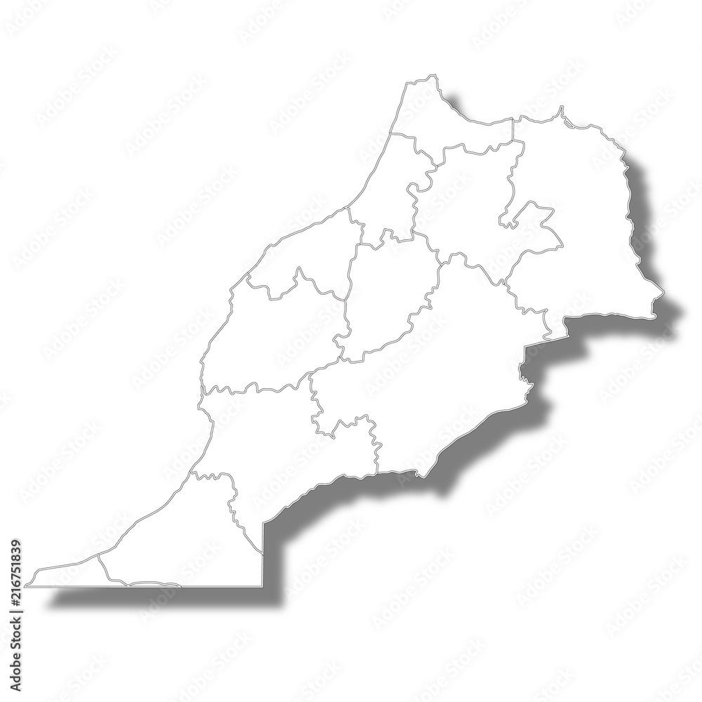 Fototapeta premium モーリタニア 国 地図 アイコン