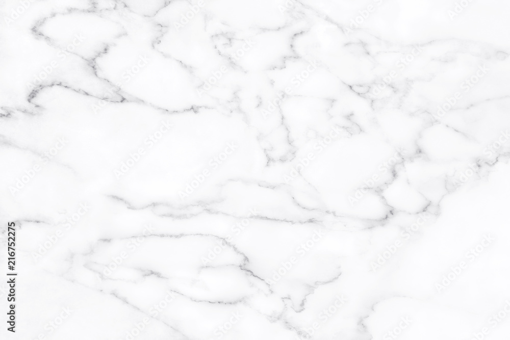 Obraz premium White marble texture with natural pattern for background.