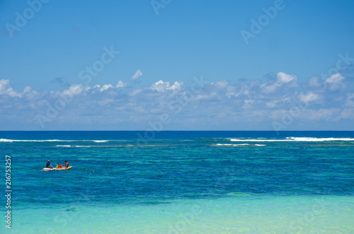 Canoeing at Pandawa Beach, Pecatu, South Kuta, Badung Bali