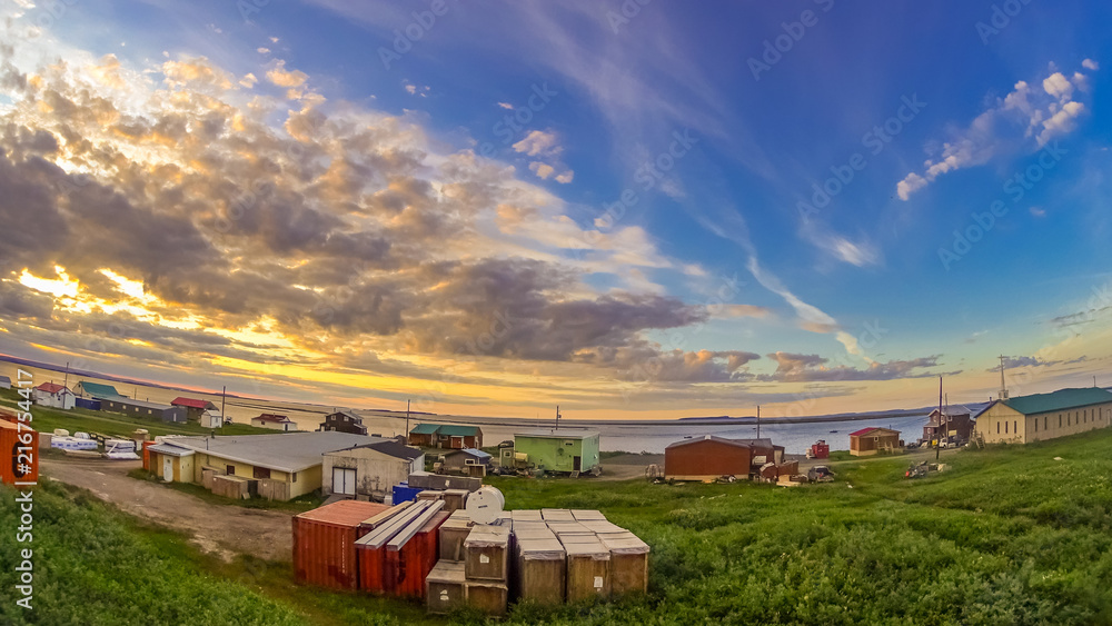 Fototapeta premium Golden sunset