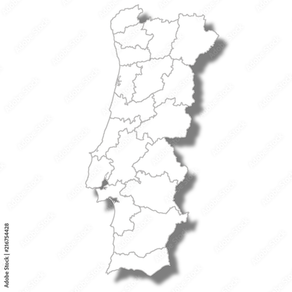Obraz premium ポルトガル 国 地図 アイコン