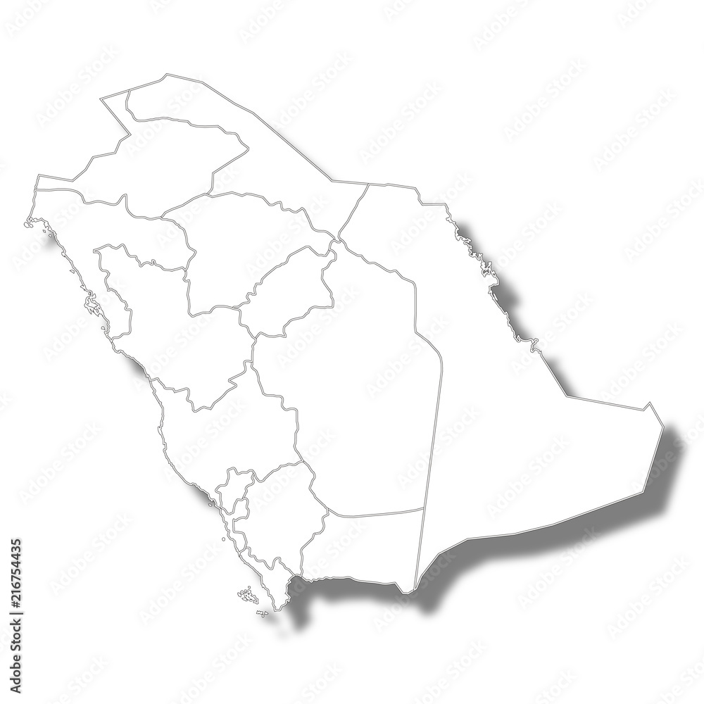 サウジアラビア　国　地図　アイコン