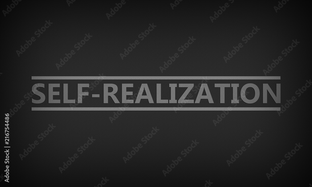 Self-realization Self-realization