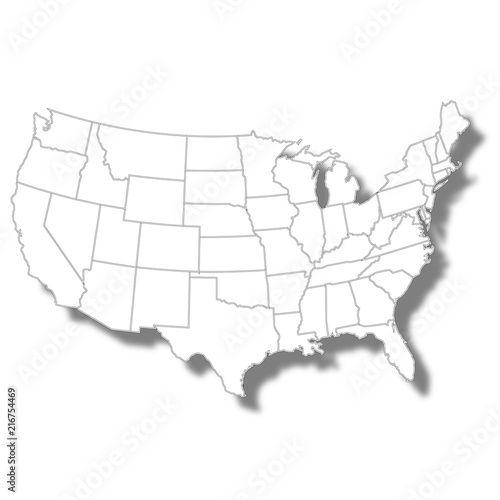 アメリカ 国 地図 アイコン