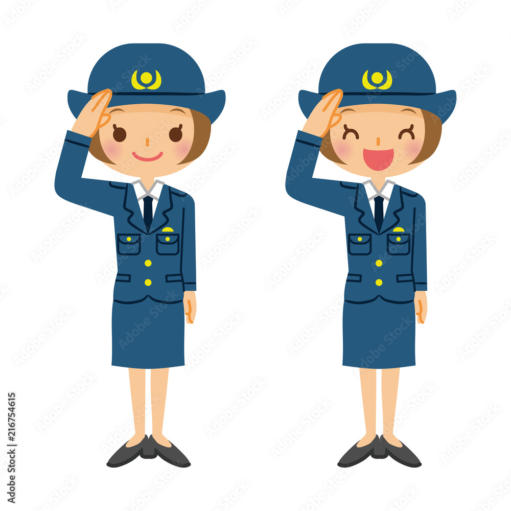 職業　女性警察官