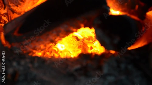 Burning fire from the ashes.