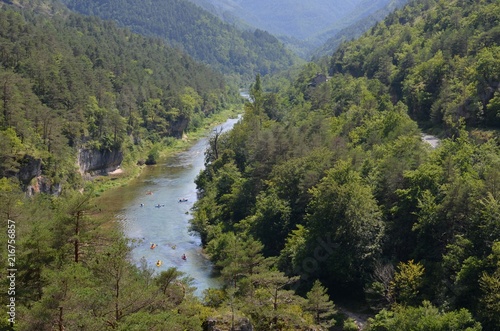 Kayak, Canoë, gorges du Tarn, France